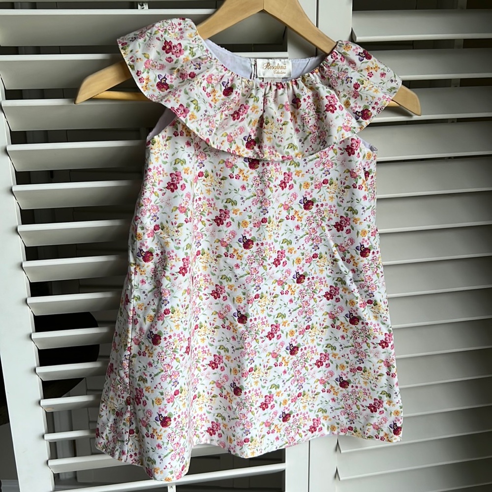 Rosalina floral ruffle dress 4T